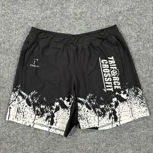 ONE-P Triborce CrossFit Athletic Shorts Mens Large Black Performance Training